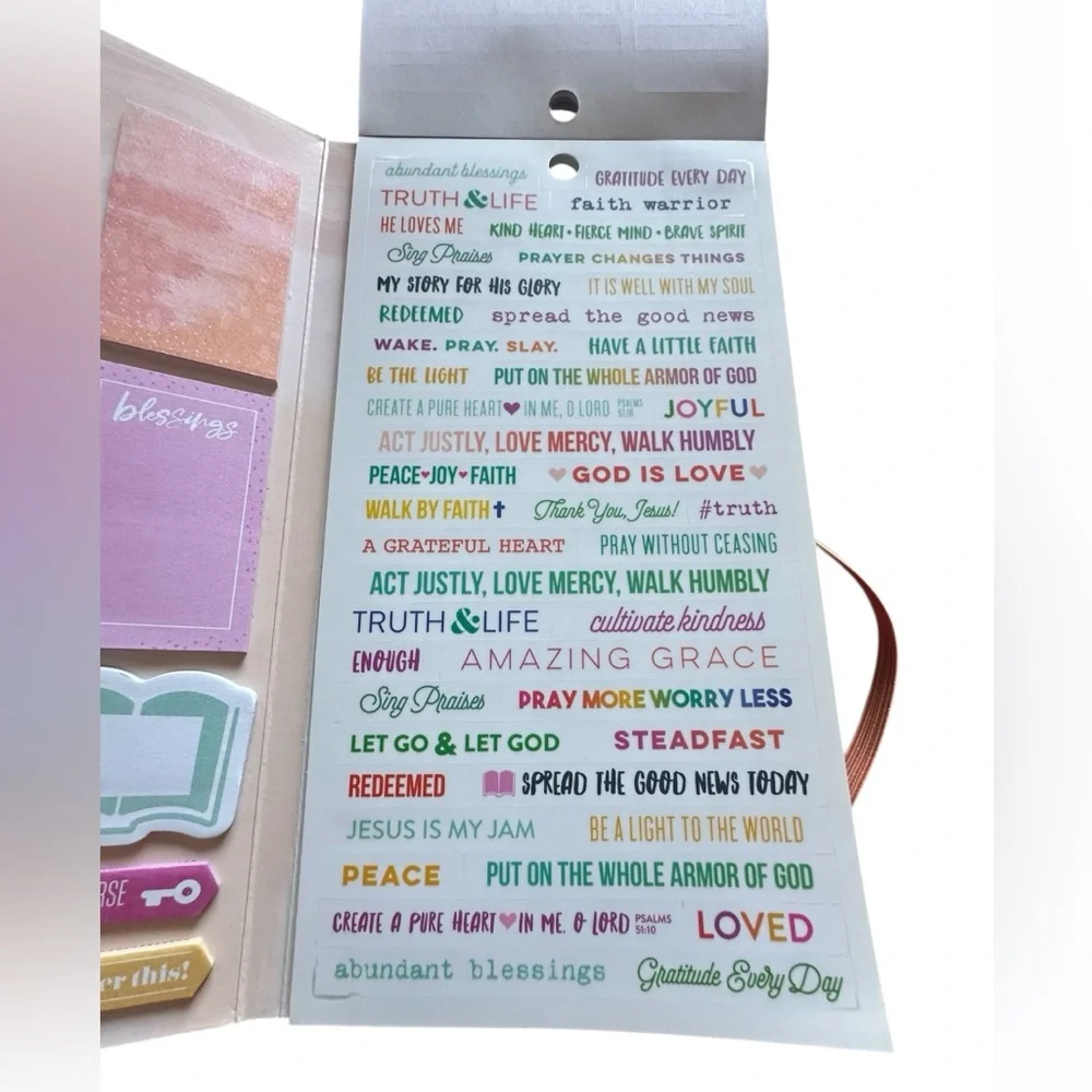 The Happy Planner Faith Warrior Accessory Book Folio